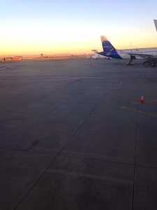 The first sunrise in Bolivia the Lemke Abroad team got to see.